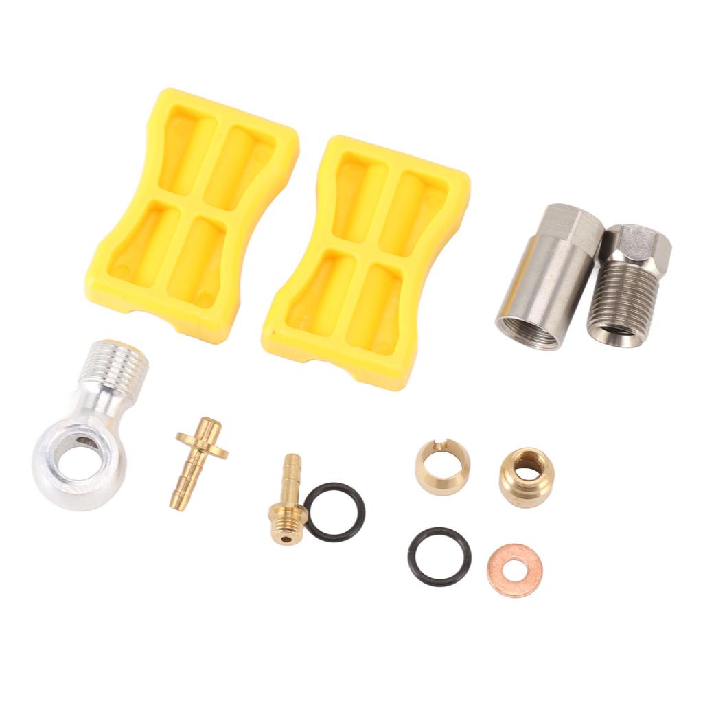 Fahrrad Bremsleitung Verbinder Wiederverwendbare Olive Verbindungsstück Hydraulik Verbinder Set für Mountainbike