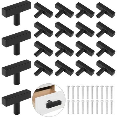 Cabinet Handle Kitchen Door Knobs Bathroom Cupboard Wardrobe Drawer Pulls Furniture Hardware Square Stainless Steel