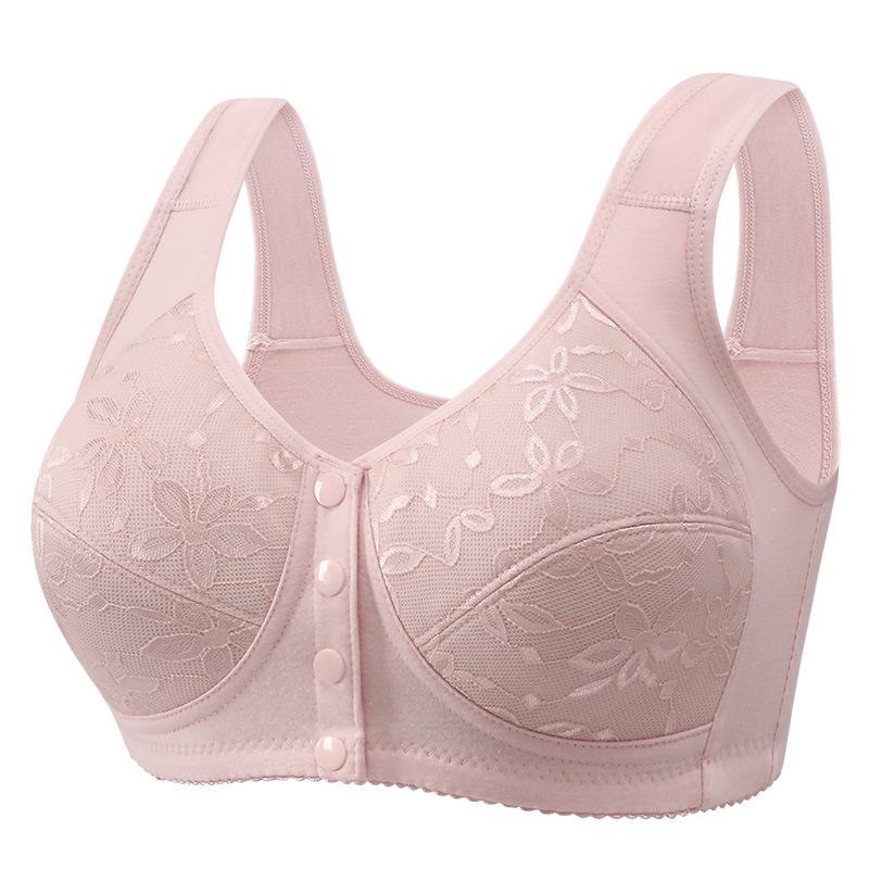 Plus Size Wire-Free Front-Opening Uplift Bra for Women
