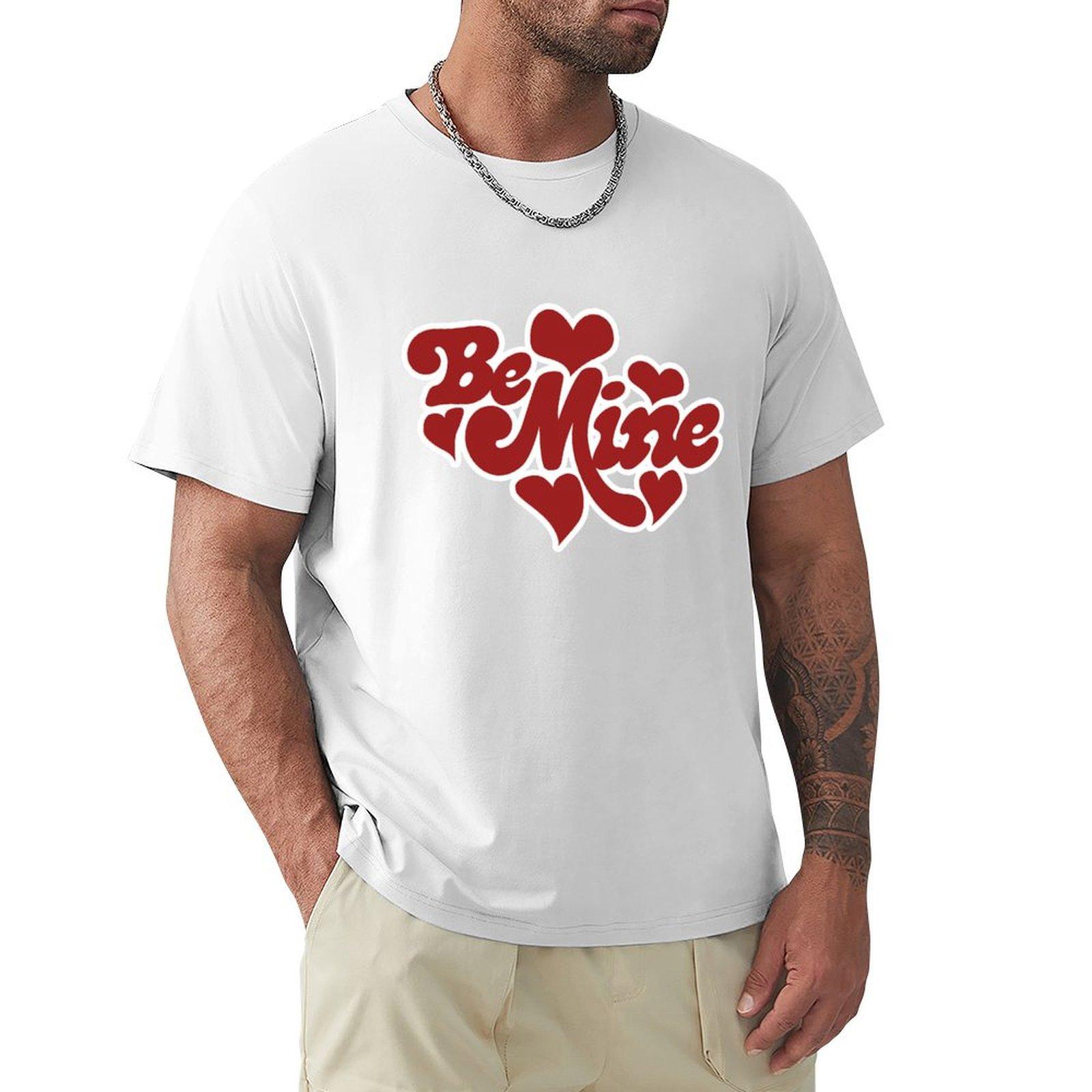 Be Mine Tshirt Casual Minimalist Short Sleeve Top S