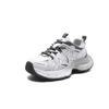 Fashion dad shoes women's spring trendy leather mesh breathable casual platform sneakers