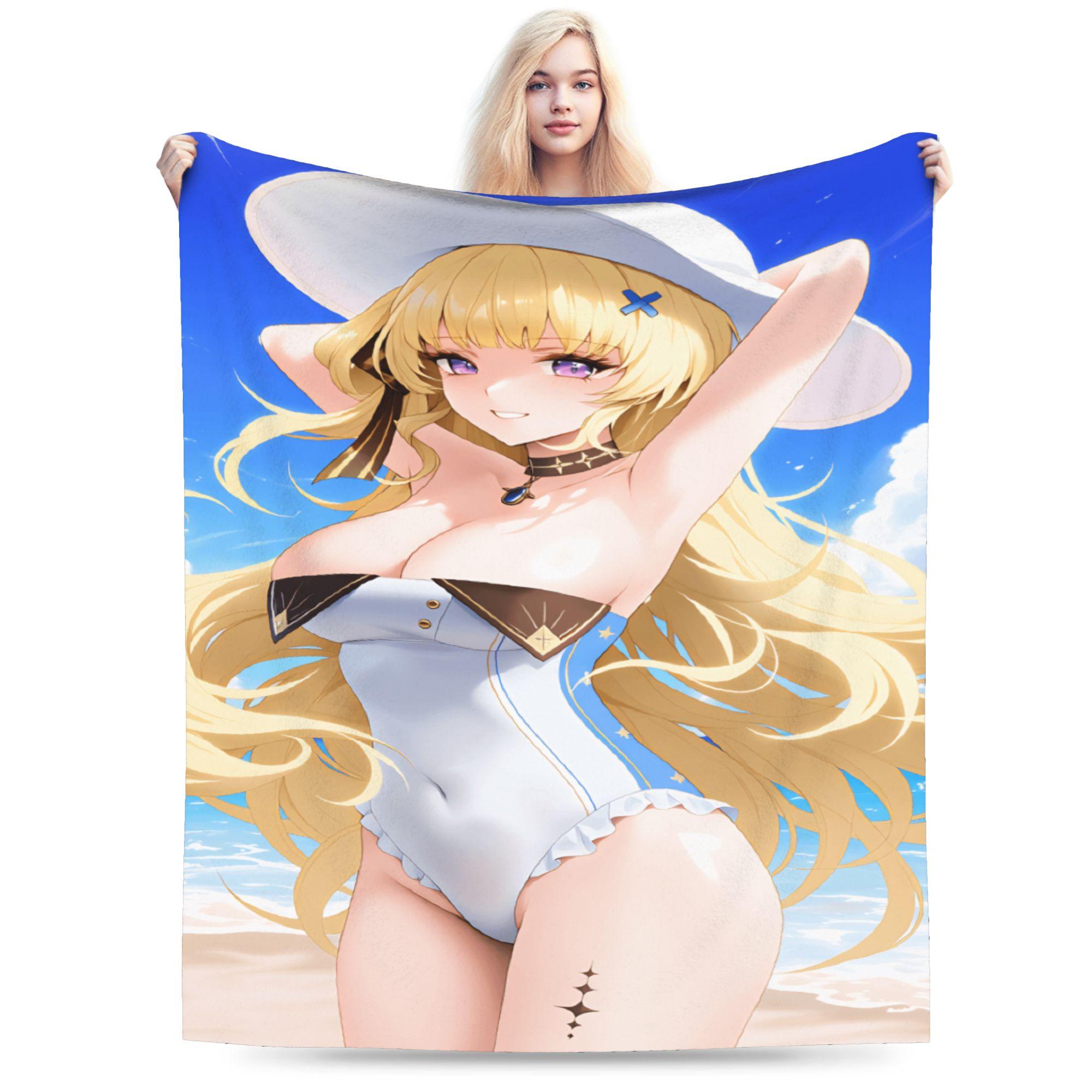 

Wuthering Waves Game Warm Soft Blanket Funny Plane Travel Throw Blanket Couch Bed Flannel Bedspread Sofa Bed Cover 75x90cm