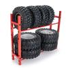 RCGOFOLLOW Aluminum Alloy Metal Alloy Tire Rack Rc Tire Rack For 1/10 FMS SCX10 D90 TRX4 TF2 CC01 Capra