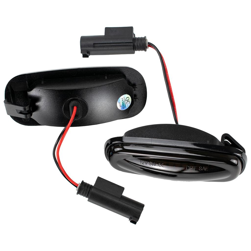 Luz indicadora de señal de giro LED dinámica de barrido lateral, luz indicadora de repetición para Discovery 2 99-04 Freelander Defender XGB000030