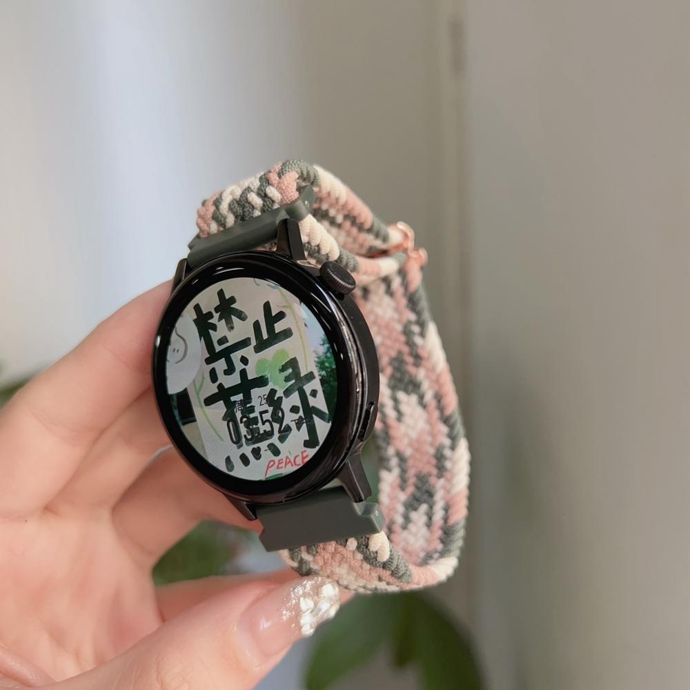 Correa Band For Samsung Galaxy Watch 7 FE 5 Pro 4 6 Classic 44mm 40mm Nylon Braided Sport Bracelet Correa Galaxy Watch 7 Strap