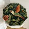 1pc Hummingbird Floral Automatic Folding Umbrella, Heavy Duty 8 Rib Iron Frame,  Suitable for Travel, Daily Use, Birthday, Decor Gift M0104069
