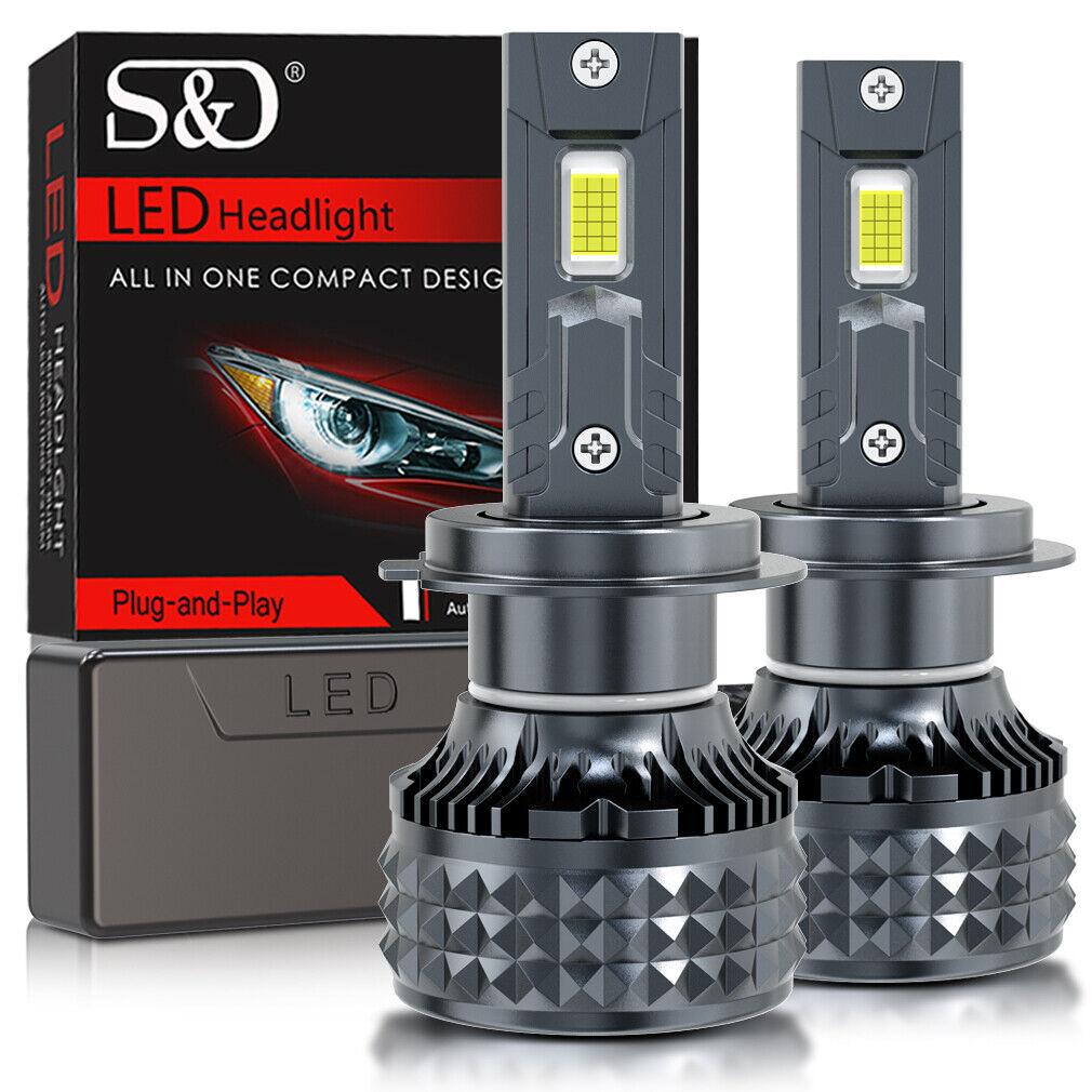 

2 шт. H7 LED 50000LM 120 Вт H1 H4 H11 H8 9005 HB3 9006 HB4 9012 HIR2 светодиодные фары Canbus высокой мощности 6000K CSP диодные лампы авто противотуманные фары 12 В H7