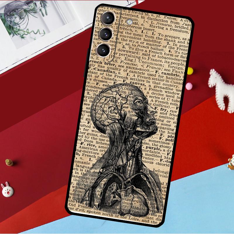 Medical Human Organs Brain Funda For Samsung Galaxy S26 S25 S24 S21 S22 S23 Ultra S10 Plus S20 FE S25 FE Phone Case