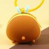 Waterproof Silicone Bee Keychain Cute 3D Mini Storage Bag Durable Cartoon Coin Purse  Boys Girls
