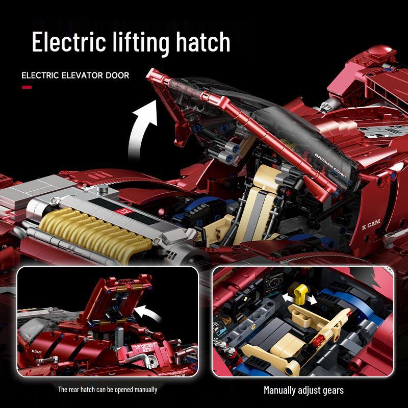 Guli 10619 Sports Car Juggernaut: Advanced Building Blocks Model for Boys