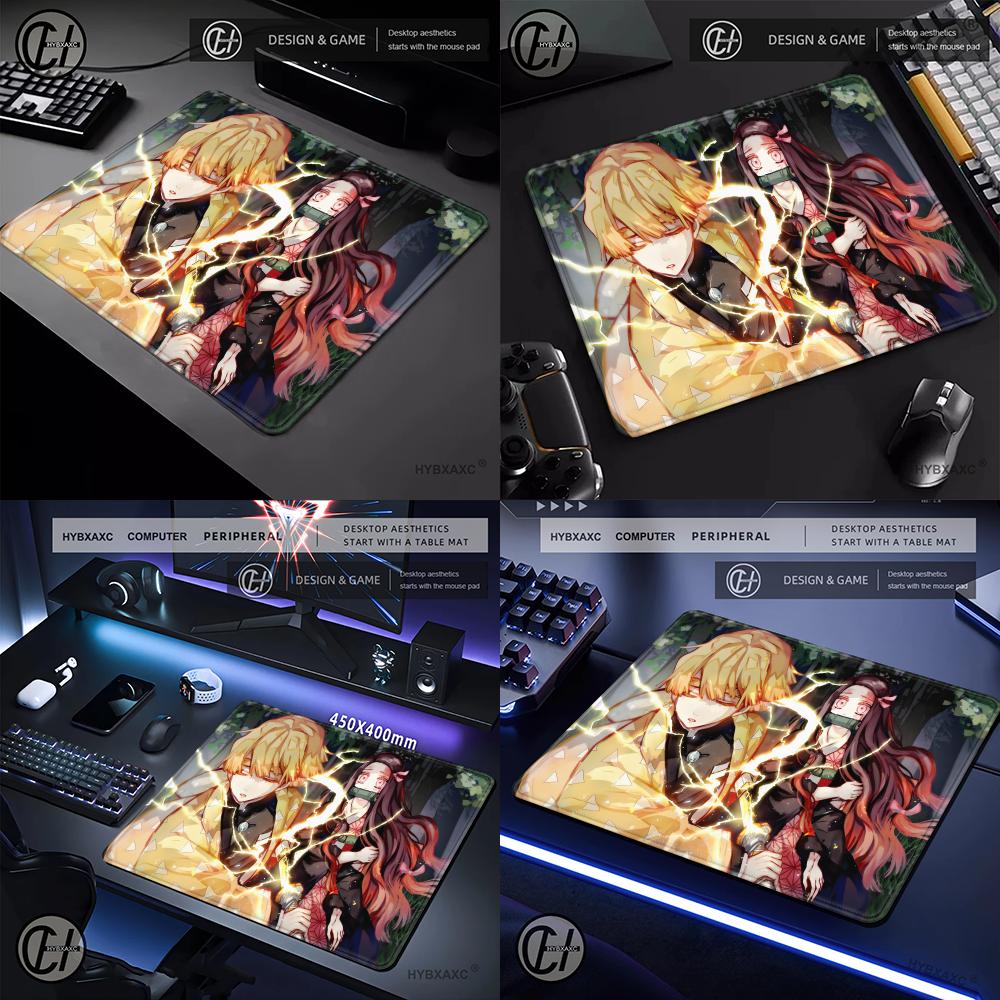 Mouse Pad Desk Mouse Pad Cute HD Desk Pad Extended Gaming Keyboard Mats Large 100x50cm XXL Z-Zenitsu Gamer Mousepad