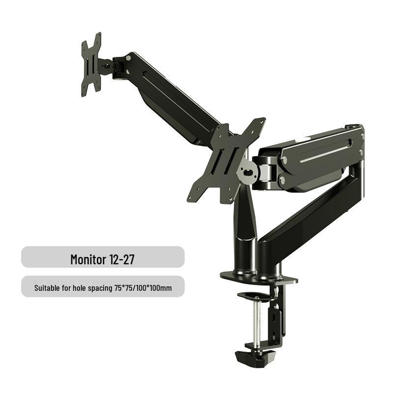 Dual-Screen Monitor and Laptop Lift Stand