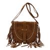 Women's velvet shoulder bag saddle soft shoulder bag with strap zippered inner pocket monochromatic nylon high quality fashion