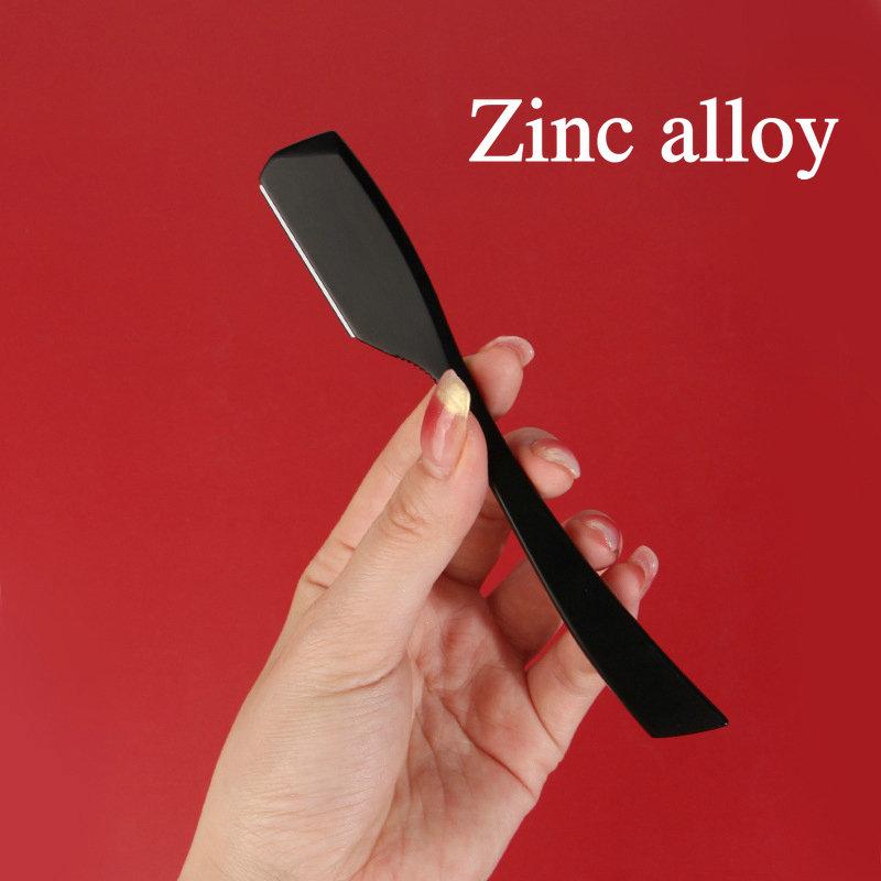 Brici de Barber cu Lamă Dreaptă Stabil Tuns Păr Barbă Sprâncene Aliaj Zinc Instrument de Ras Manual Depilare Brici Coafor Tuns