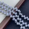 Grey 3*7 Hole Pearl 6-7mm For Jewelry Making DIY Necklace Bracelet Earrings Accessory
