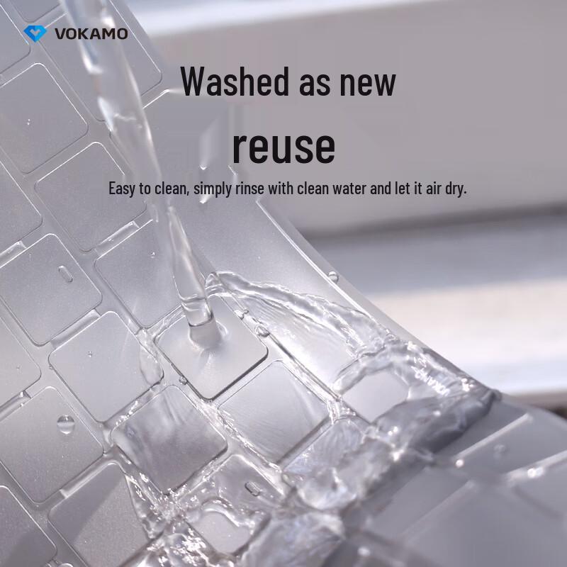 VOKAMO Ultra-Thin Waterproof Keyboard Cover for Apple MacBook