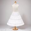 Girls' Princess Dress Crinoline: Puffy Evening & Wedding Skirt with Soft Steel Fishbone