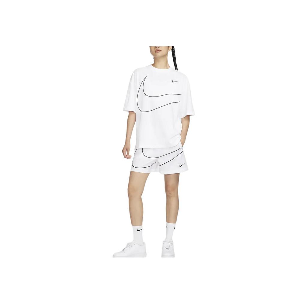 Nike Sportswear Essentials Woven Comfort Three-Quarter Casual Shorts Women Shorts White HM4633100