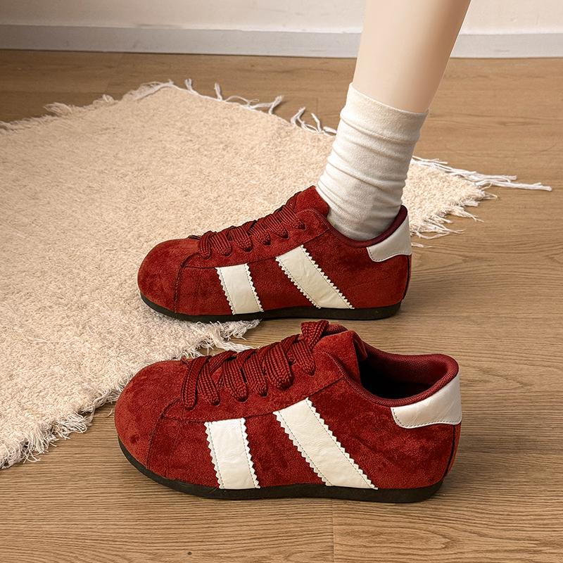 CRLAYDK Cloud Sneakers for Women Lace Up Trendy Shoes Inner Height Incrase Casual Skate Walking Tennis Anti Slip Sport Trainers