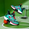 Classmate basketball shoes 2025 new autumn mesh rotating buckle fashion children's sports shoes boys casual sports shoes