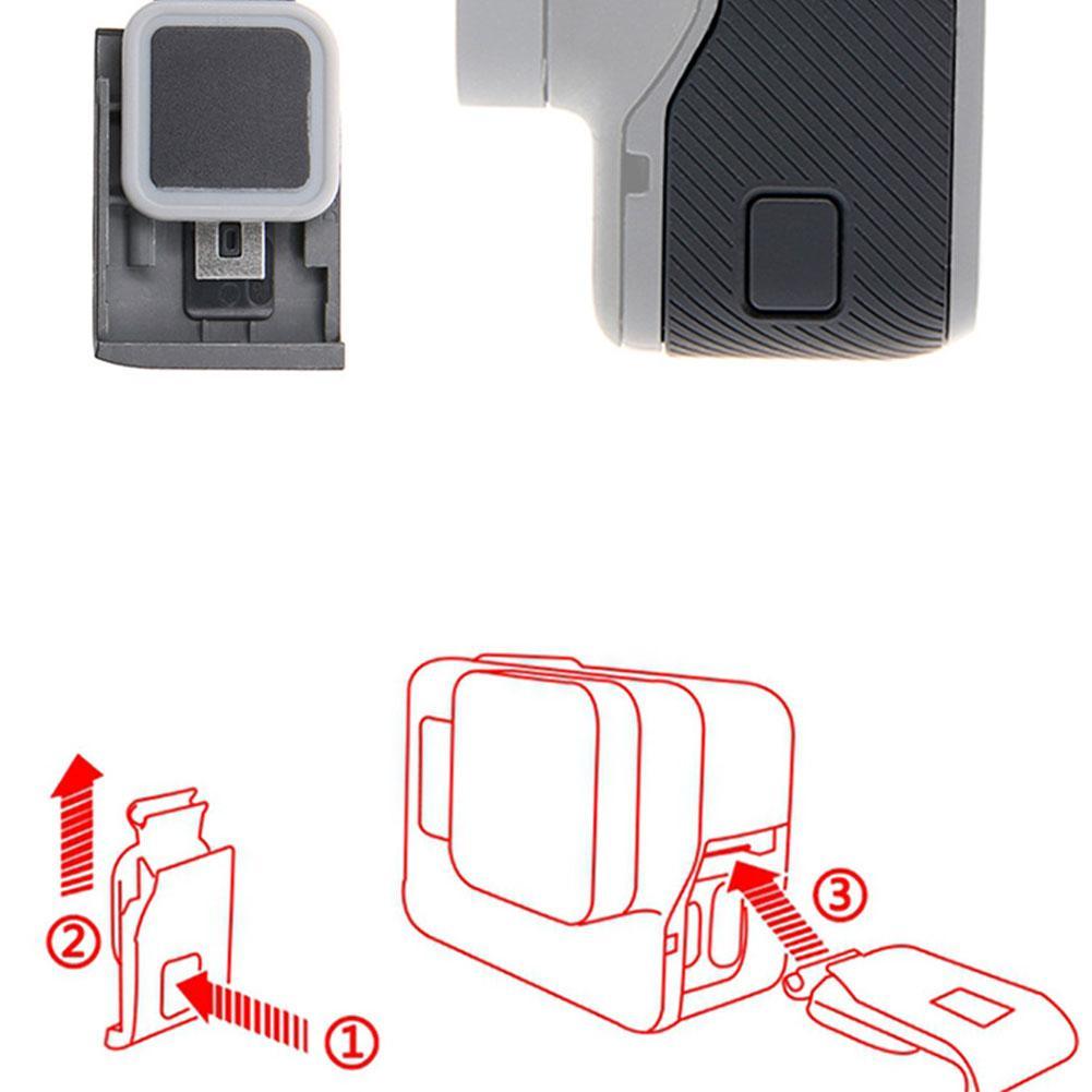 Replacement Side Door USB-C Mini HDMI-compatible Port Repair Cover For GoPro Hero 7 5 For Part Side 6 Black Camera Action Tool