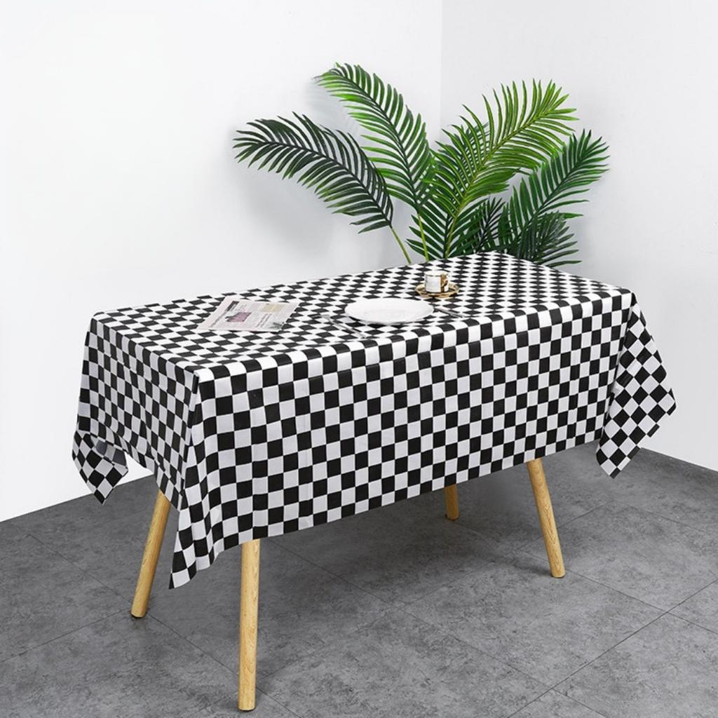 1/3pcs Checkered Tablecloth Kitchen, Wedding, Holiday Table Decoration Tablecloth, Outdoor Picnic Tablecloth