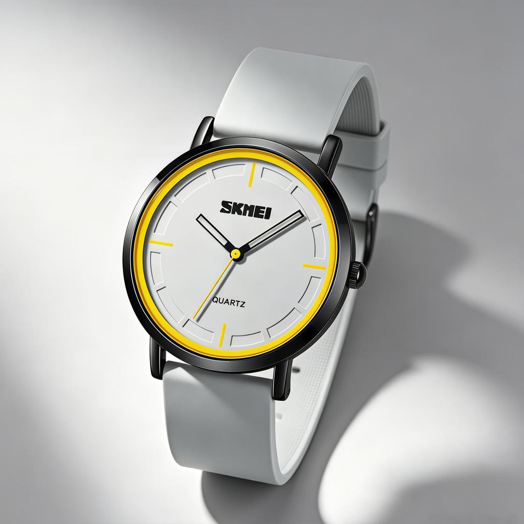 Unisex Quarz Uhr SKMEI Leise Schule 30M Wasserdicht 2050