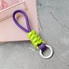Creative Hand Woven Keychain For Mobile Phone Lanyard Anti Lost Knot Rope Strap Key Ring Men Women Car Key Holder Key Accessory