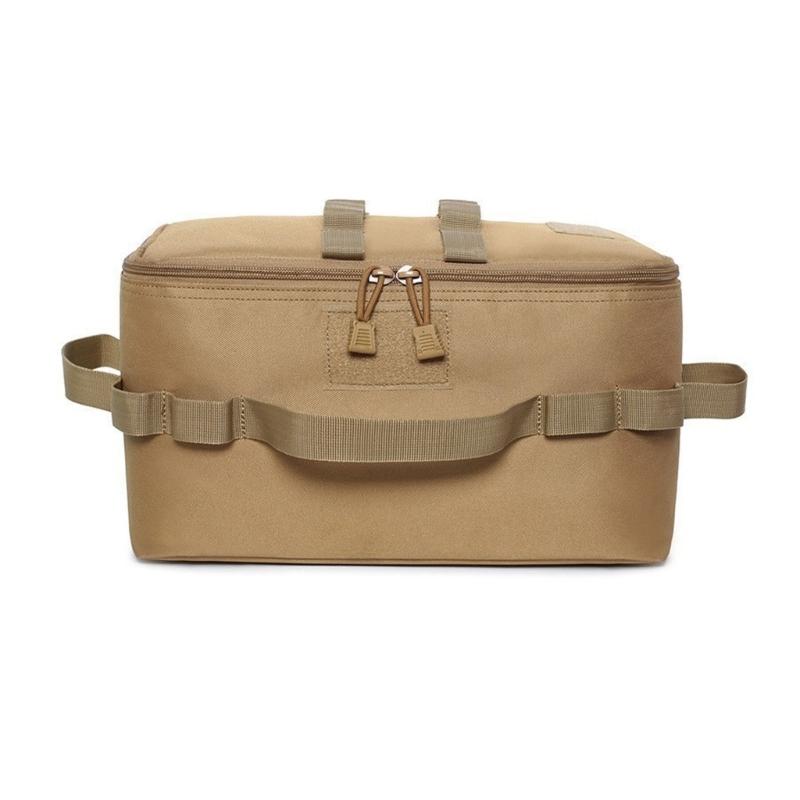 Portable Outdoor Organizer Bag with Compartments and Foldable Feature for Efficient Camping Equipment Management Picnics
