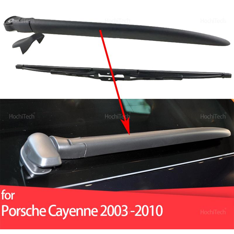 For Porsche Cayenne 2003 -2010 SUV3.0 TDIAWD-9PA Car Accessories ABS Rear Wiper Arm and Rear Blade Replacement Kit Parts