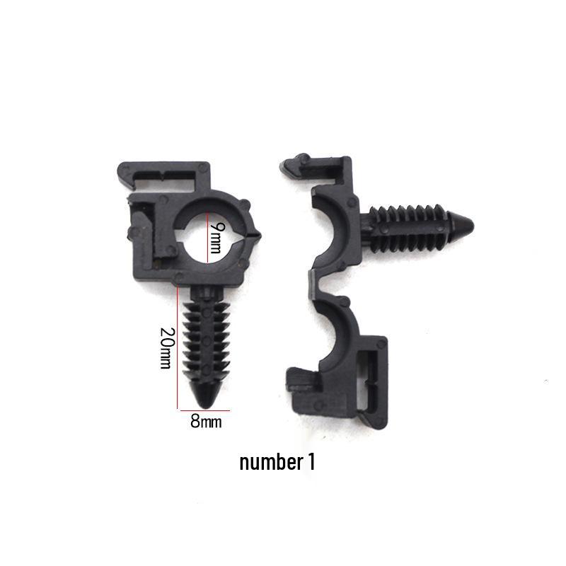 

Universal Automotive Wire & Pipe Clips: Harness, Line Routing, Oil Pipe Clamps, Decorative Accessories Number 2, 2 pcs