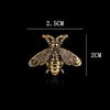 Unisex Vintage Silver Bee Brooch Pin – Stylish Lapel/Suit Accessory