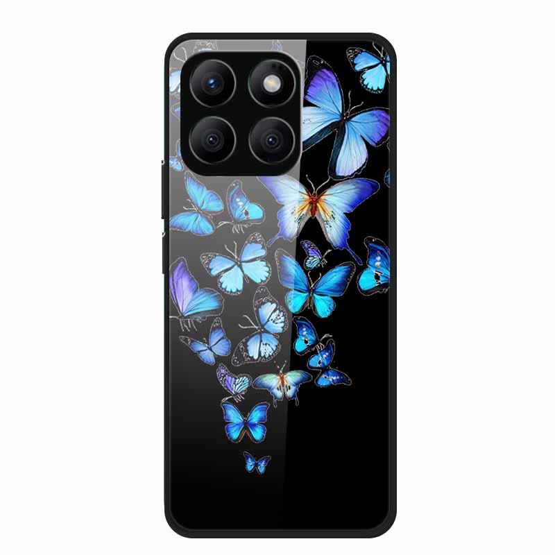 For Honor X8c Case X8 c X 8c Tempered Glass Hard Back Cover Phone Case For Honor X8c 4G Case HonorX8c X 8 c Capa Soft TPU Bumper