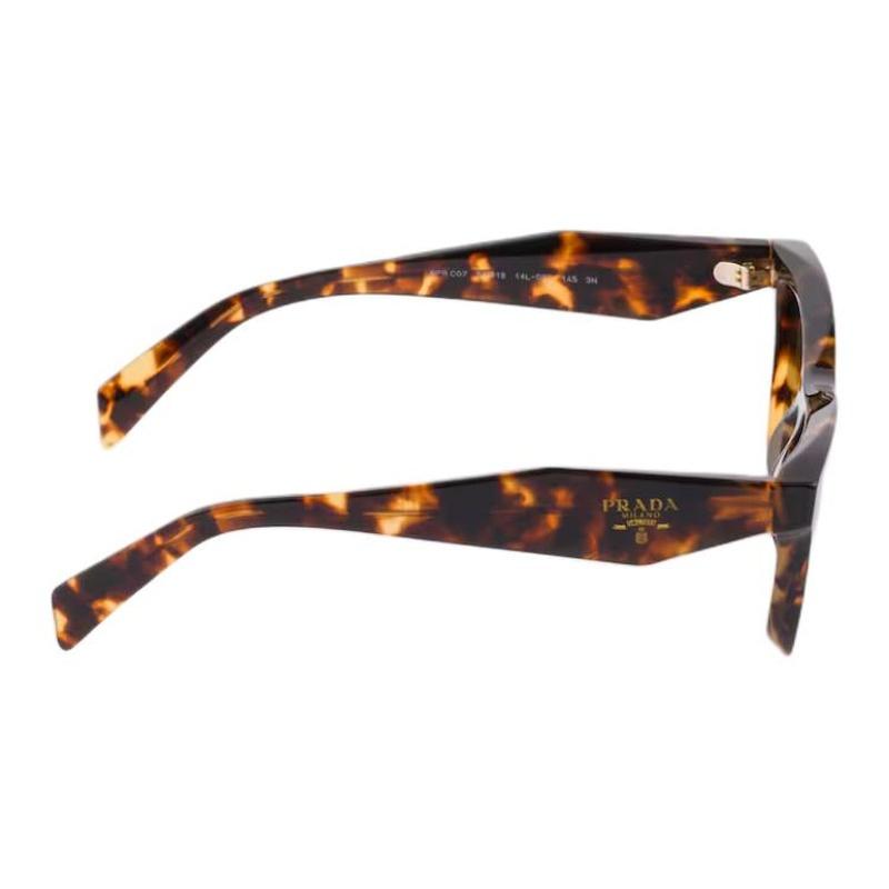 Prada Sunglasses Brand Logo Recycled Bioacetate Square Unisex Couple Style Honey Honey Tortoise Color 52 Basic Packaging-glasses Case + Packaging Box