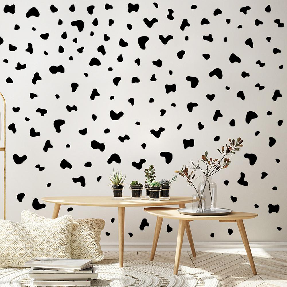 Removable Adhesive Cow Print Stickers Waterproof Cow Decals For Walls Bedroom Living Room Nursery