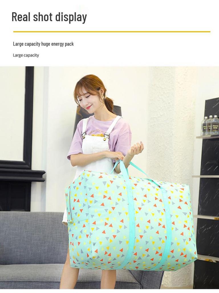 Oxford Cloth Zippered Storage and Moving Bag for Clothes and Quilts