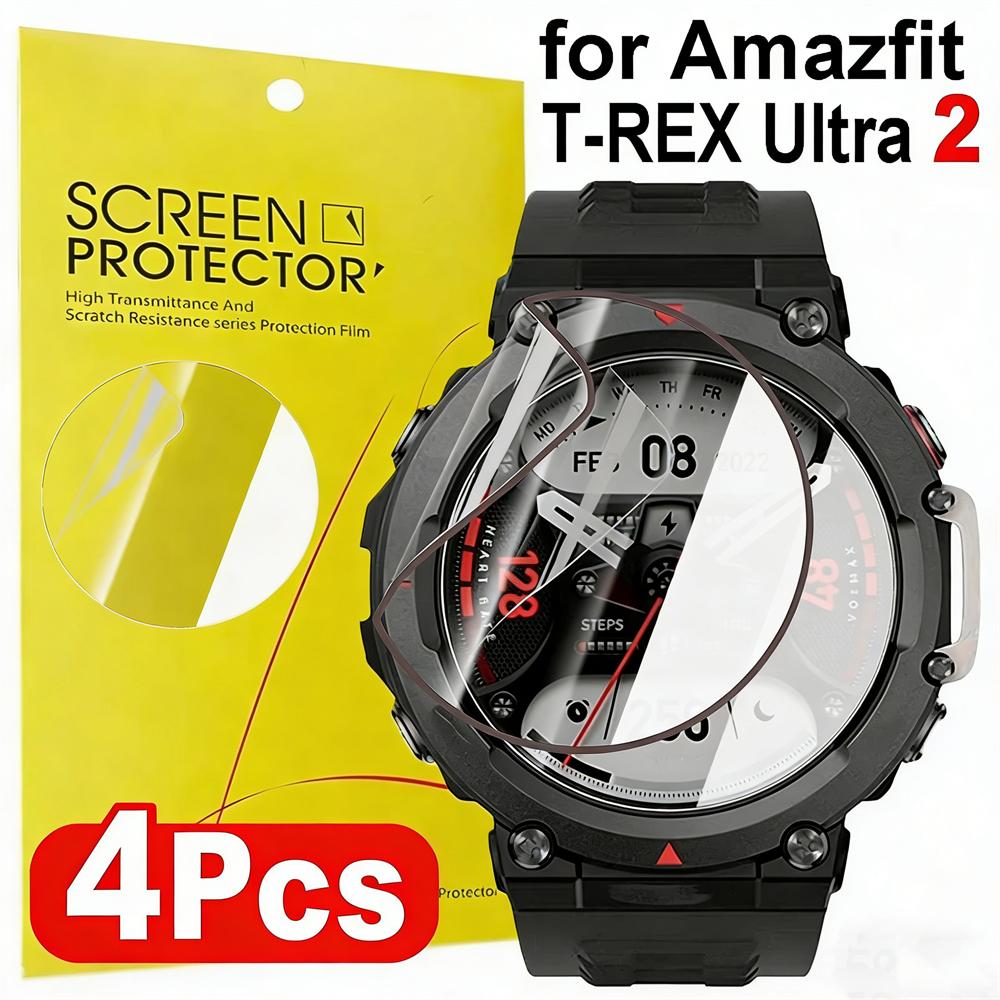 1-5Pcs Soft Hydrogel Films for Amazfit T-Rex Ultra2 Watch Screen Protectors Composite Films for Amazfit T-Rex Ultra2 Not Glass