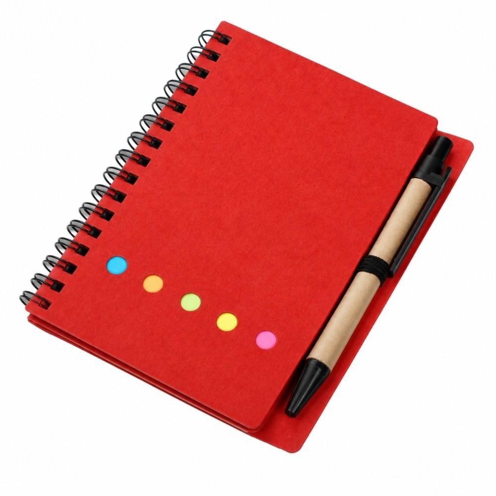 Kraft Paper Spiral Notebook Tearable Tearable Notepad Kraft Paper Notebook Business Meeting