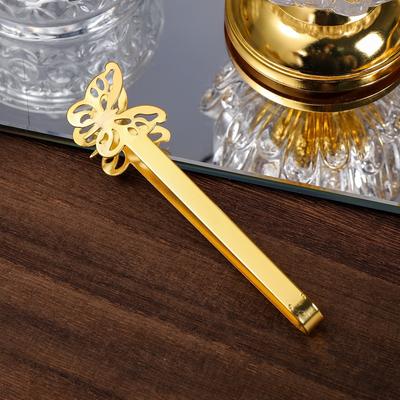 Gold Metal Butterfly Clips for Sandalwood Backflow Incense Cone Arabian African Clip Cone Fragrance Incense Burner Accessories