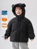 2025 New European Boys' Fun Waterproof Cotton Winter Jacket - Warm & Cute Toddler Outerwear