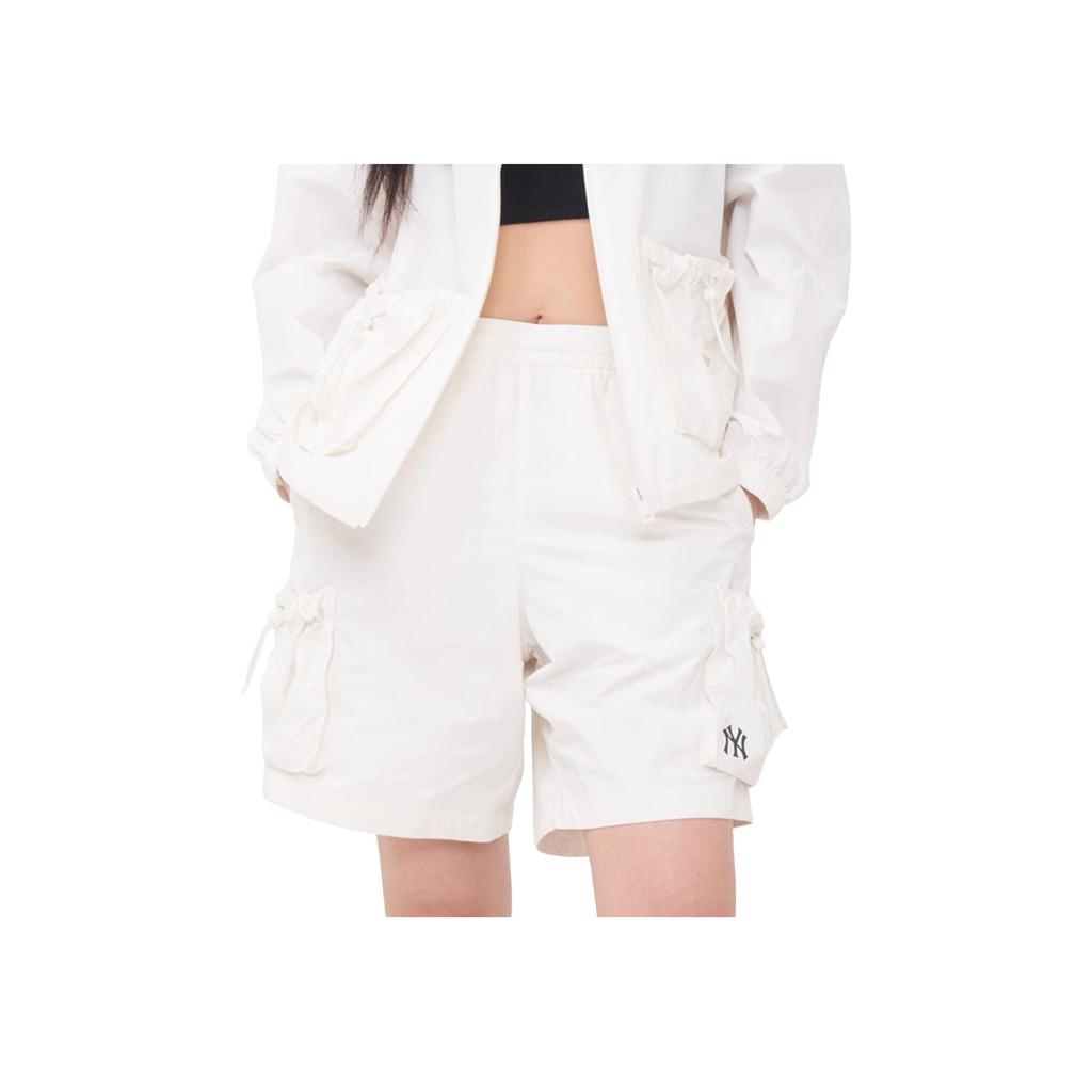 New MLB Basic New York YankeesGofcore Cargo Shorts Unisex Ivory 3ASMB0953-50IVS