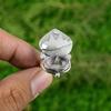 Natural African Amethyst 925 Silver Statement Bird Adjustable Ring For Girls