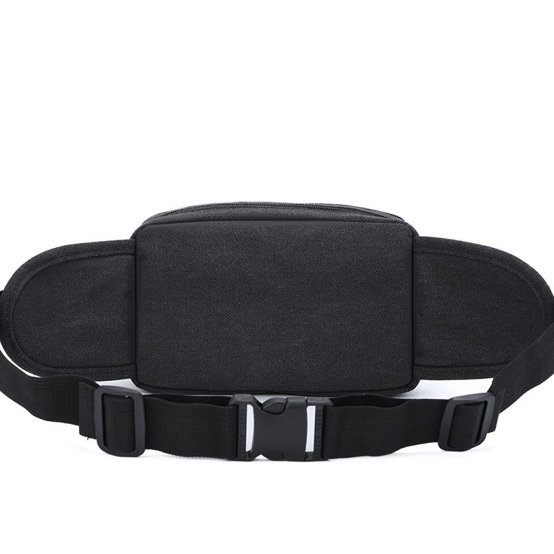 Bolsa de Cintura em Lona Esportes ao Ar Livre Multifuncional Bolsa de Cintura Masculina Durável Portátil Porta-Celular