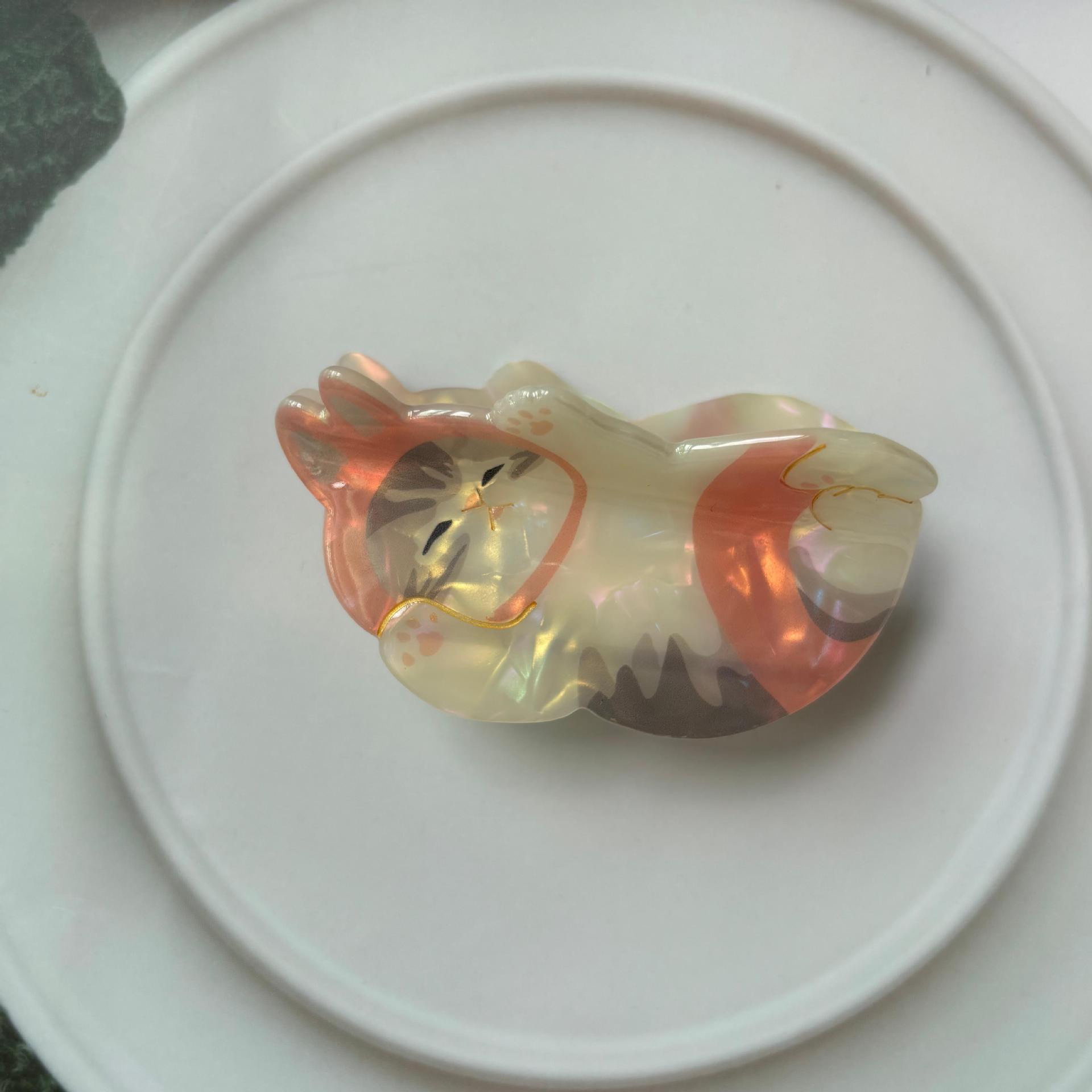 

Оригинальная японская ацетатная заколка для волос «Коготок котенка» - Милая и стильная