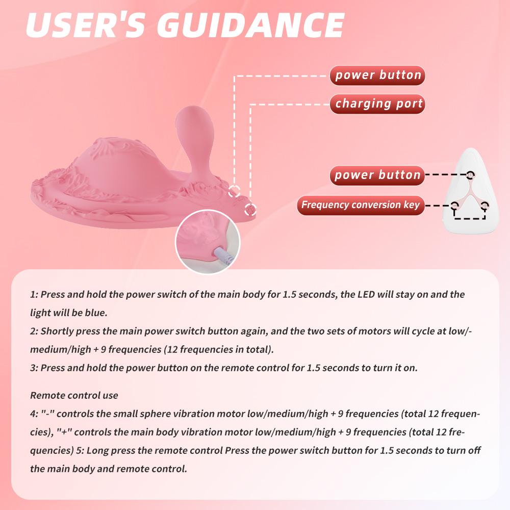 Adult Sex Toys Dragon and Phoenix Cushion Vibration Massager Anal Tamponade and Massage of the Perineum