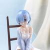 Re:Life In a Different World from Zero Rem Sit On Chairs  Action Figures Model Doll Collection Toy 16cm