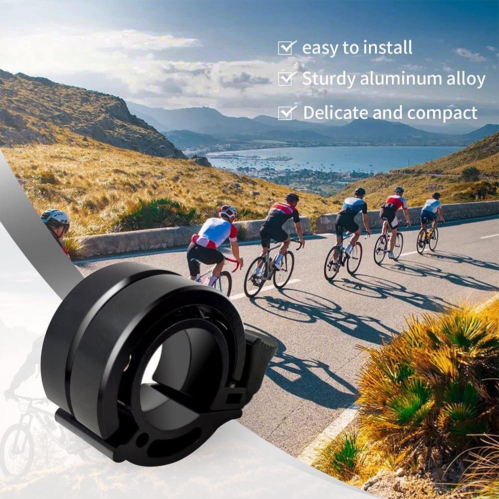 Sonnette De Vélo Biike - Aluminium, Forte Sonorité, Pour VTT, Vélo De Route, Guidon 22.2mm - 7