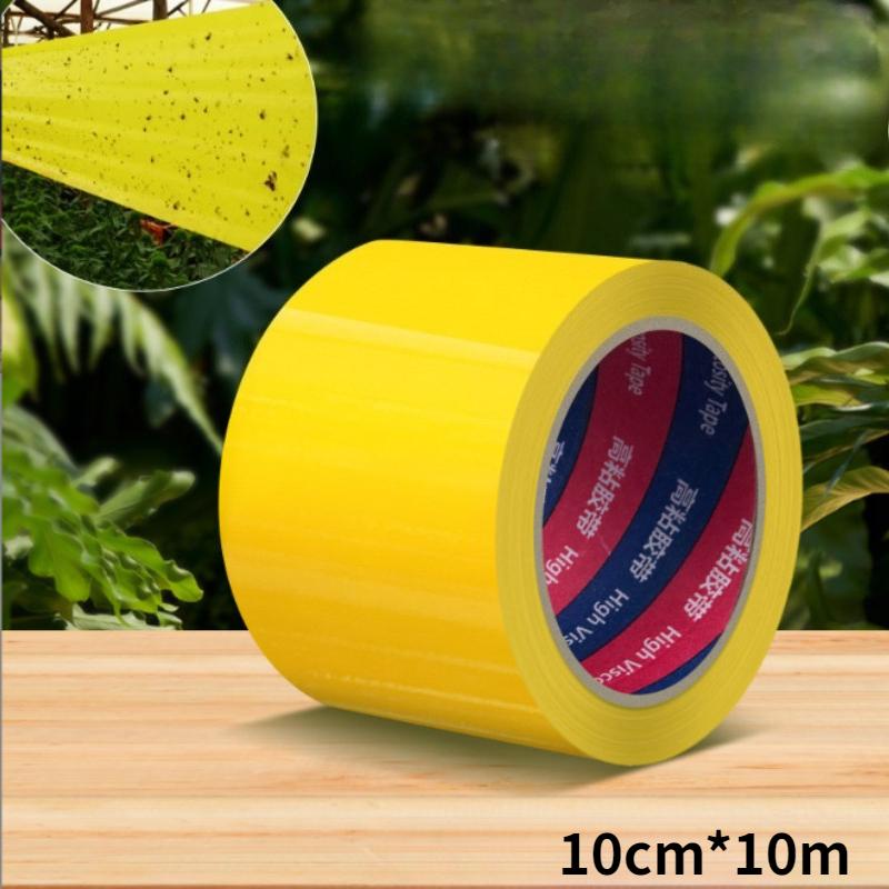 Dış Mekan Bahçe Zararlı Kontrolü için Sarı Çift Taraflı Böcek Geçirmez Bant