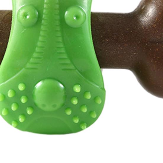 Hundekauknochen Knochenform Gummi Interaktives Hundekauspielzeug Leckerli-Spender Spielzeug für kleine mittlere Hunde Zahnpflege Training