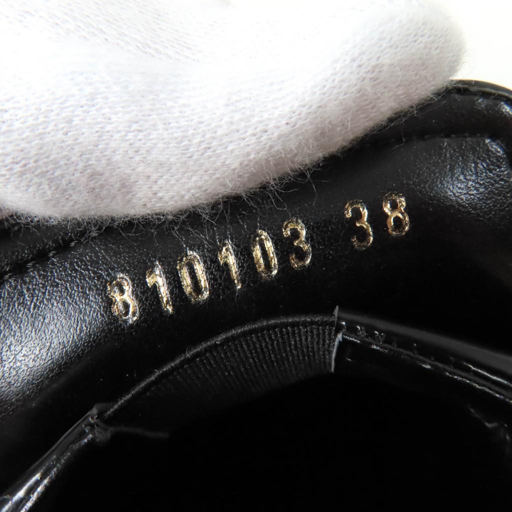 Stella McCartney loafers Chain detail chunky heel black leather Women 38 810103 Used